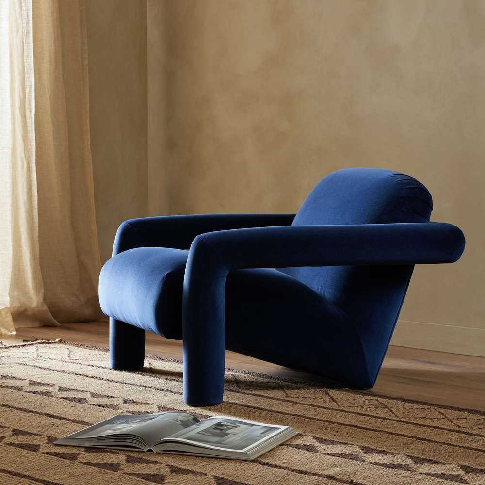 Four Hands - Jordy Chair - Sapphire Navy - 229379-003 veiw 8