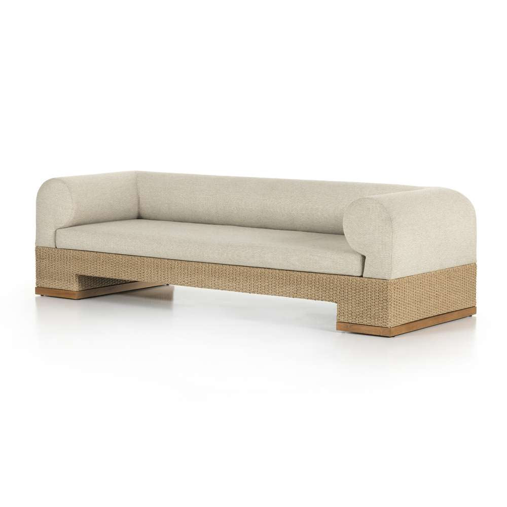 Four Hands - Joss Outdoor Sofa - 106in - Natural Teak - 229039-001 veiw 1