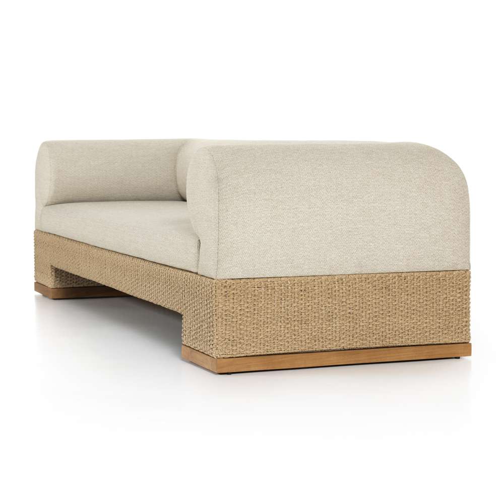 Four Hands - Joss Outdoor Sofa - 106in - Natural Teak - 229039-001 veiw 3