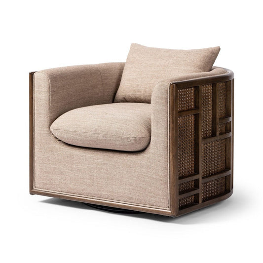 Four Hands - June Swivel Chair - Alcala Fawn - 242549-001 view 2