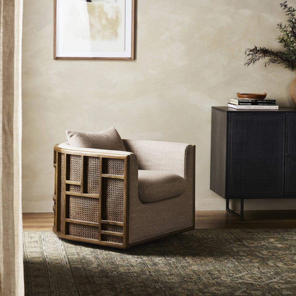 Four Hands - June Swivel Chair - Alcala Fawn - 242549-001 view 4