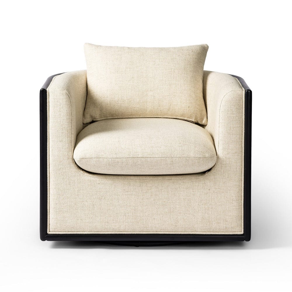 Four Hands - June Swivel Chair - Thames Cream - 242549-002 view 1
