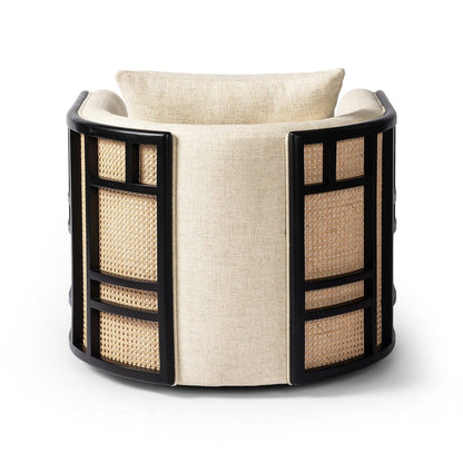 Four Hands - June Swivel Chair - Thames Cream - 242549-002 view 5