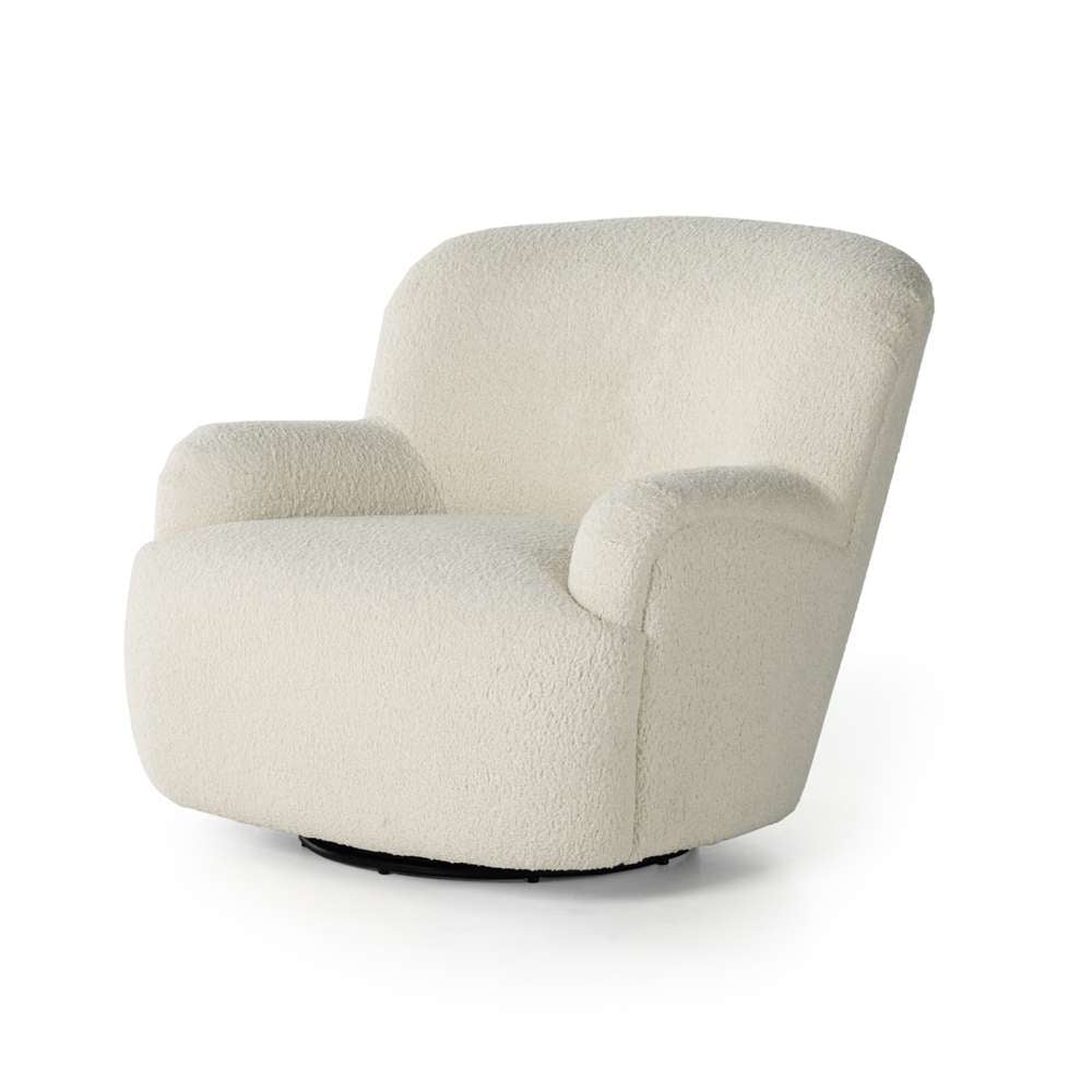Four Hands - Kadon Swivel Chair - Sheepskin Natural - 231717-002 veiw 1