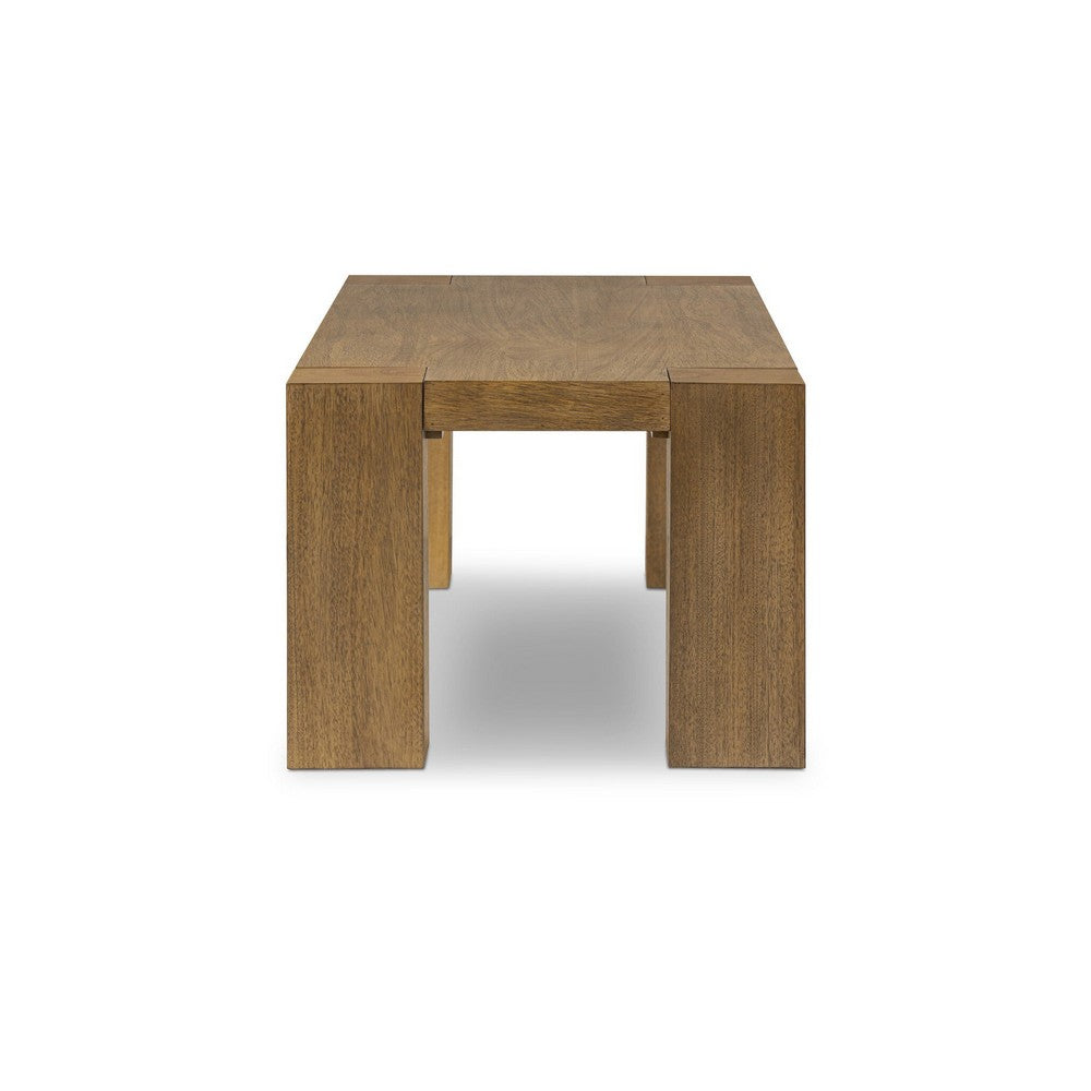 Four Hands - Kaleio - Emeli Rectangular Coffee Table - Tawny Rubberwood Veneer - 247530-001_CLOSEOUT view 3