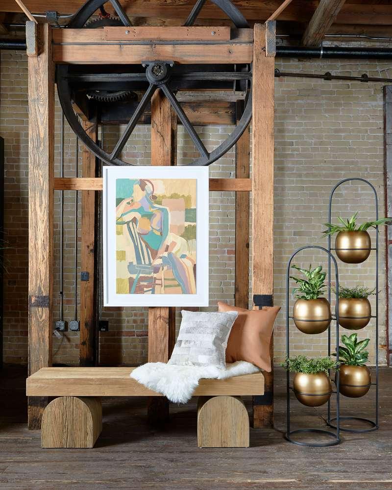 Four Hands - Keane Bench - Natural Elm - 109345-002 veiw 7