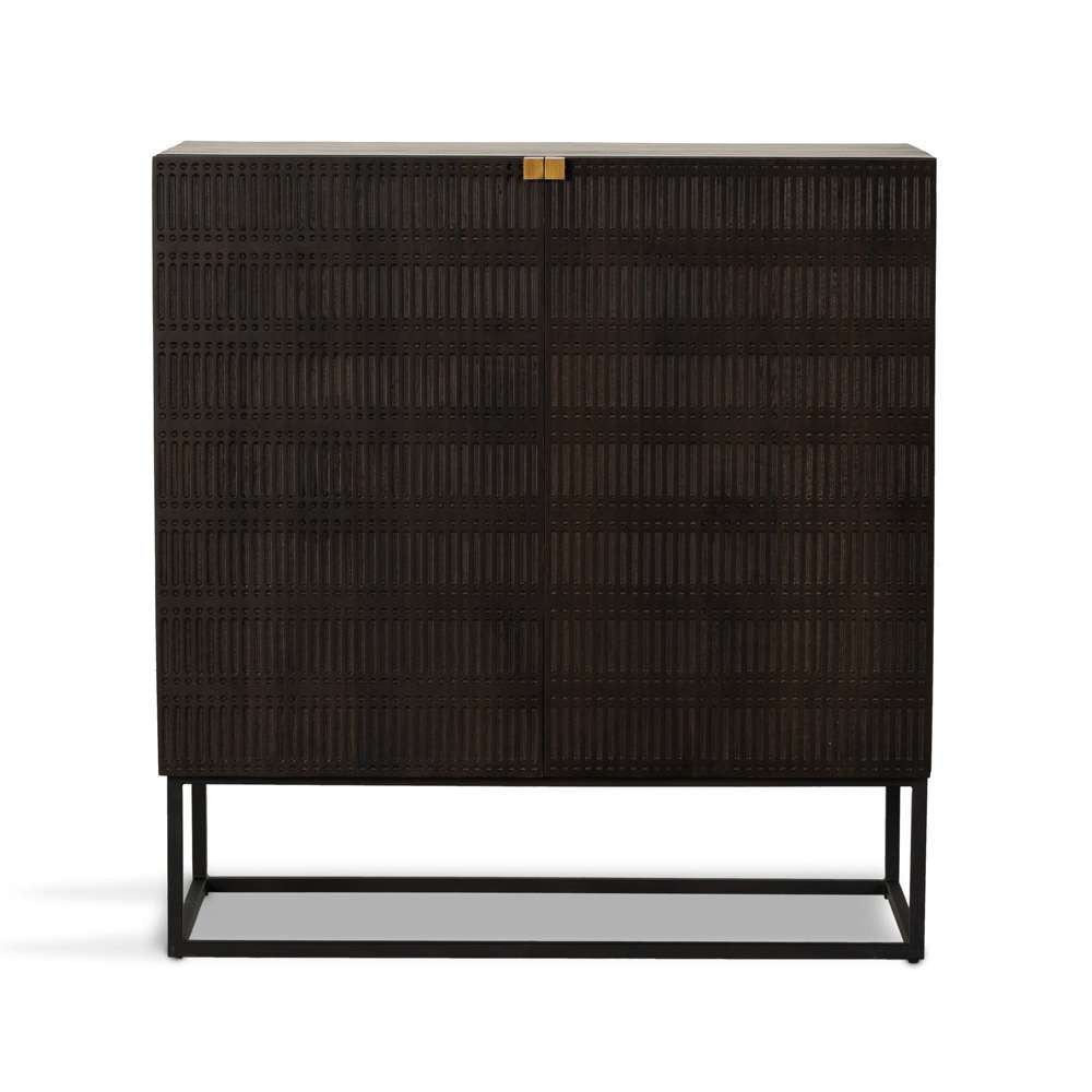 Four Hands - Kelby Bar Cabinet - Gunmetal - 235482-001 veiw 2