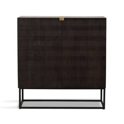 Four Hands - Kelby Bar Cabinet - Gunmetal - 235482-001 veiw 2