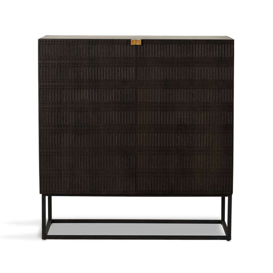 Four Hands - Kelby Bar Cabinet - Gunmetal - 235482-001 veiw 2