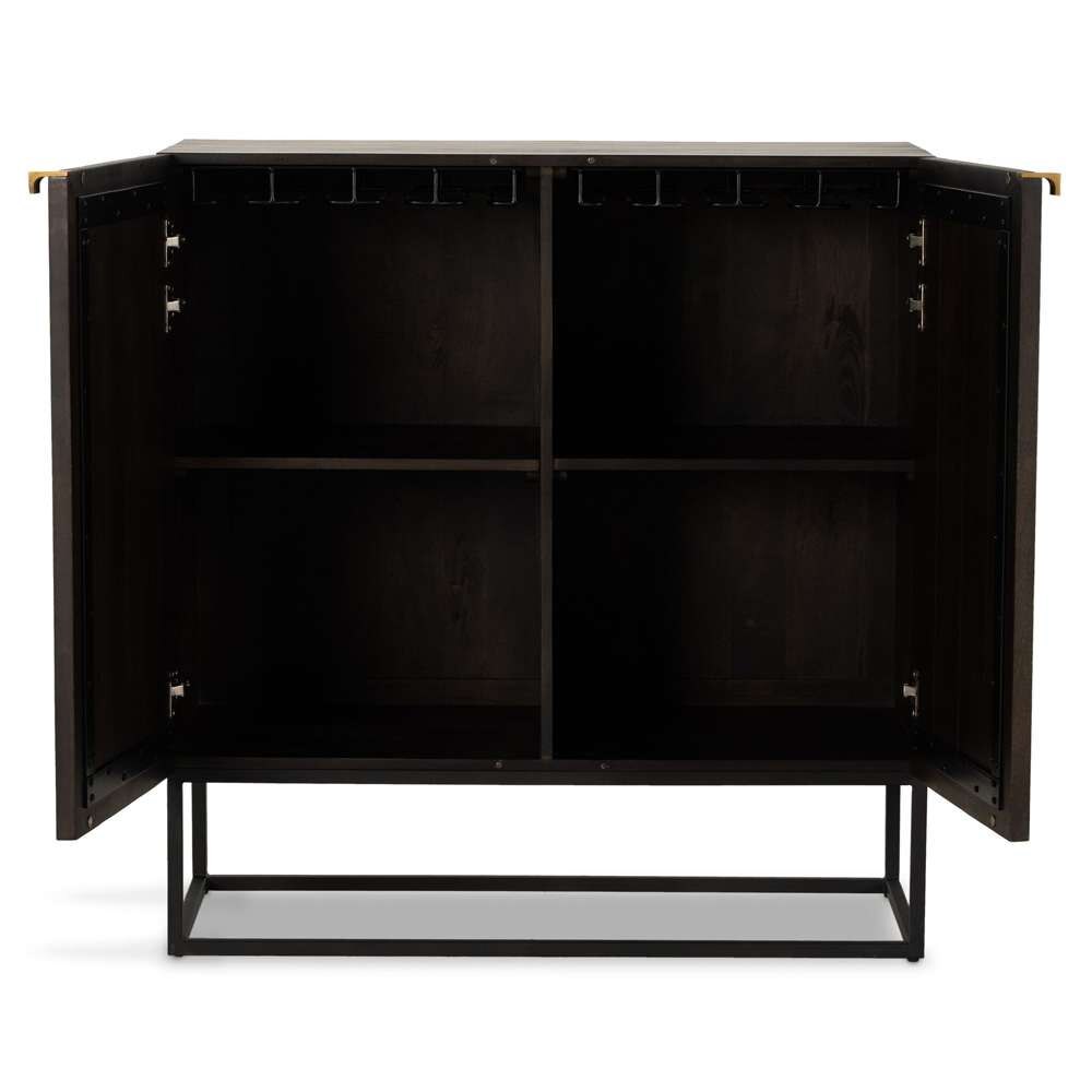 Four Hands - Kelby Bar Cabinet - Gunmetal - 235482-001 veiw 6