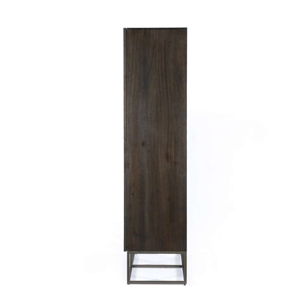 Four Hands - Kelby Cabinet - Carved Vintage Brown - 101334-002 veiw 5
