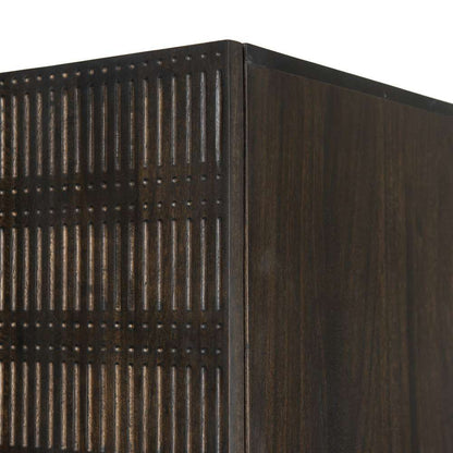 Four Hands - Kelby Cabinet - Carved Vintage Brown - 101334-002 veiw 7