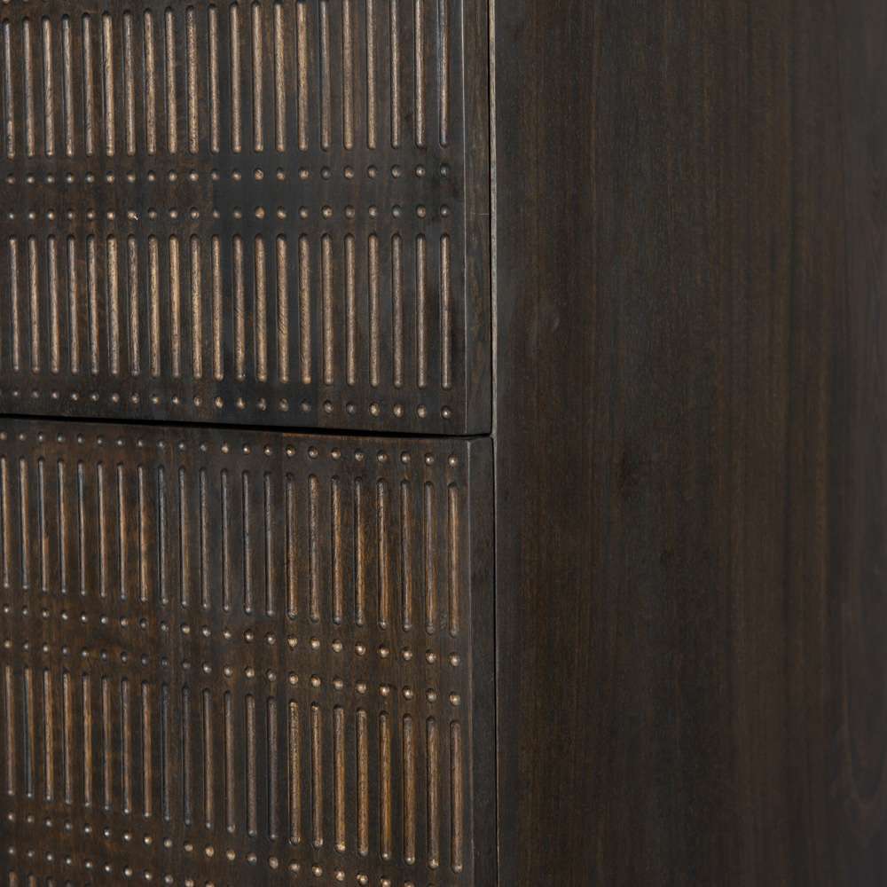 Four Hands - Kelby Cabinet - Carved Vintage Brown - 101334-002 veiw 8