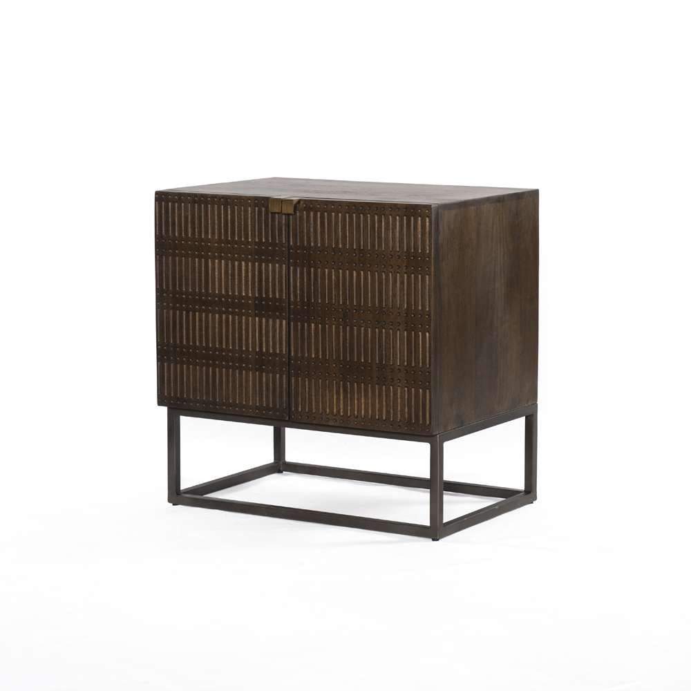 Four Hands - Kelby Cabinet Nightstand - Gunmetal - 101394-003 veiw 1