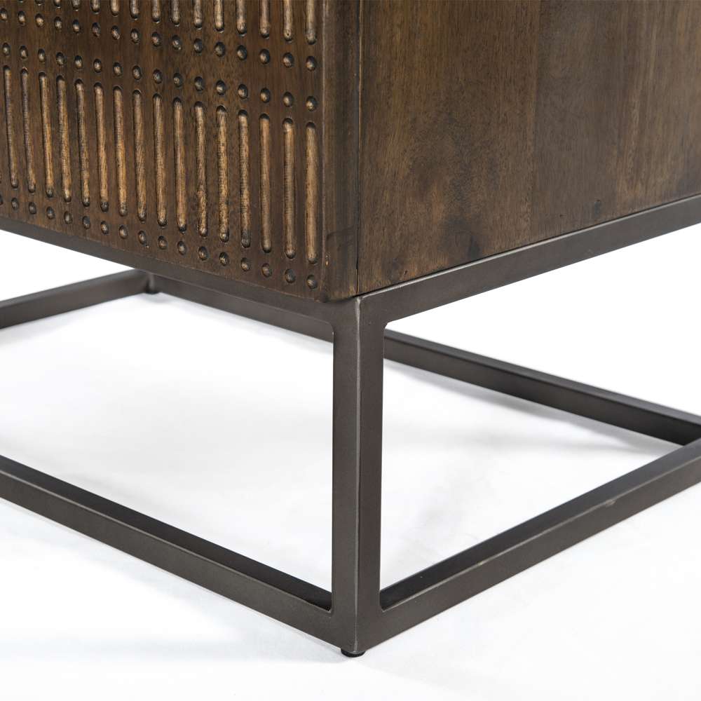Four Hands - Kelby Cabinet Nightstand - Gunmetal - 101394-003 veiw 5