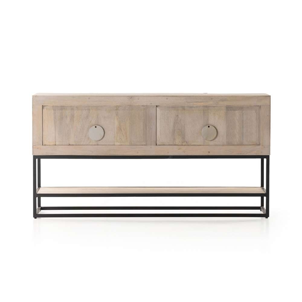 Four Hands - Kelby Small Media Cabinet - Light Wash Mango - 101360-005 veiw 3