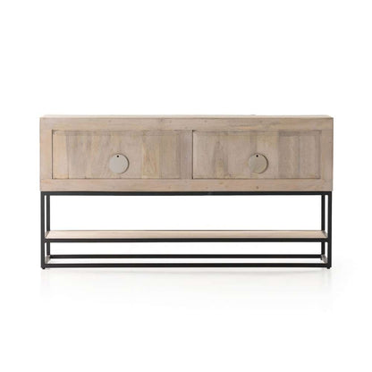 Four Hands - Kelby Small Media Cabinet - Light Wash Mango - 101360-005 veiw 3