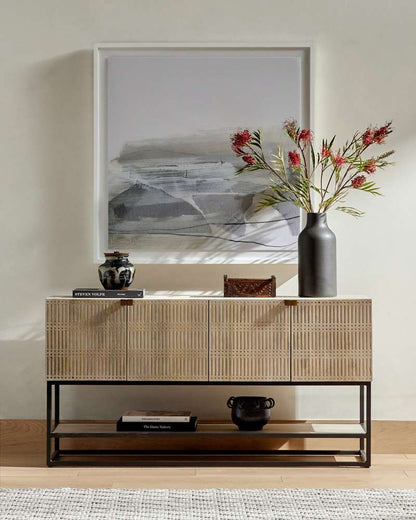 Four Hands - Kelby Small Media Cabinet - Light Wash Mango - 101360-005 veiw 5