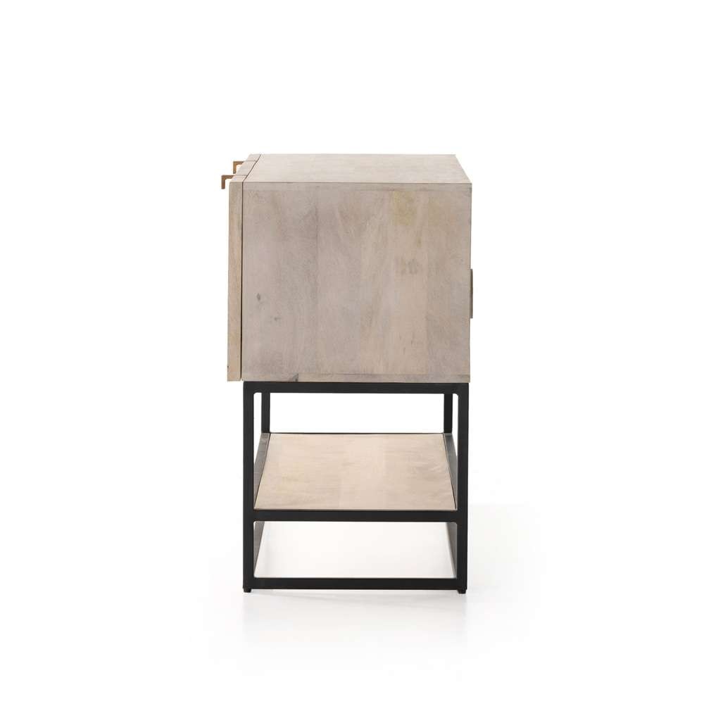 Four Hands - Kelby Small Media Cabinet - Light Wash Mango - 101360-005 veiw 7