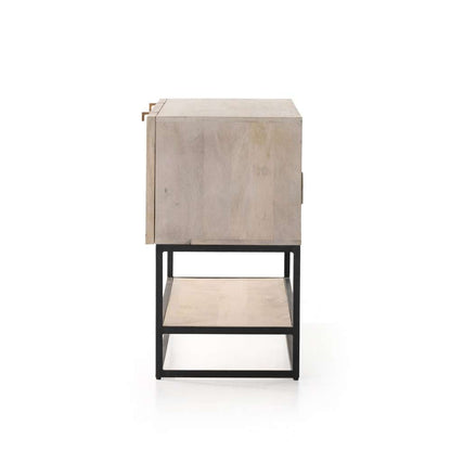 Four Hands - Kelby Small Media Cabinet - Light Wash Mango - 101360-005 veiw 7