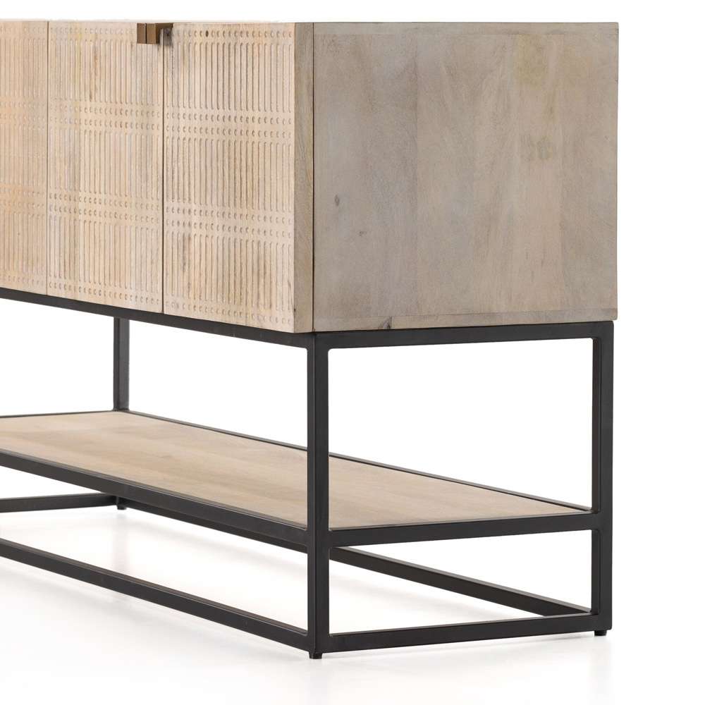 Four Hands - Kelby Small Media Cabinet - Light Wash Mango - 101360-005 veiw 10