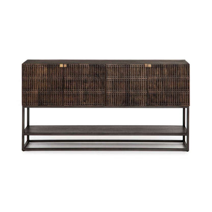 Four Hands - Kelby Small Media Console - Vintage Brown - 101360-004 veiw 3
