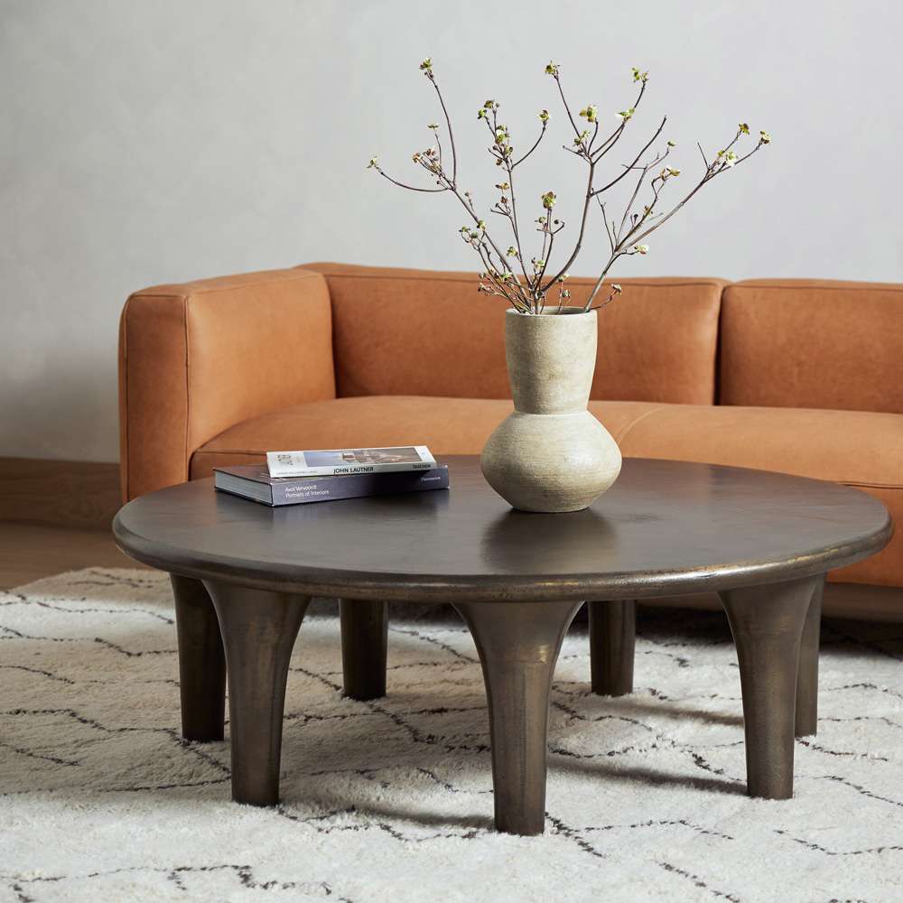 Four Hands - Kelden Coffee Table - Aged Bronze - 233025-001 veiw 3