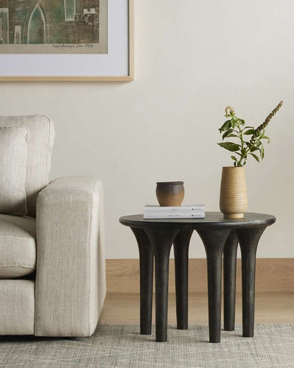 Four Hands - Kelden End Table - Raw Black - 233026-002 veiw 3