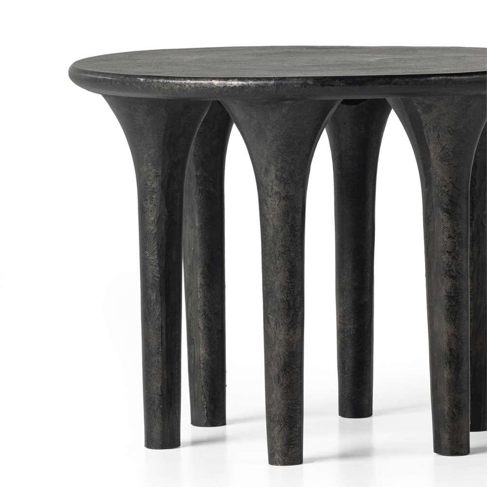 Four Hands - Kelden End Table - Raw Black - 233026-002 veiw 12