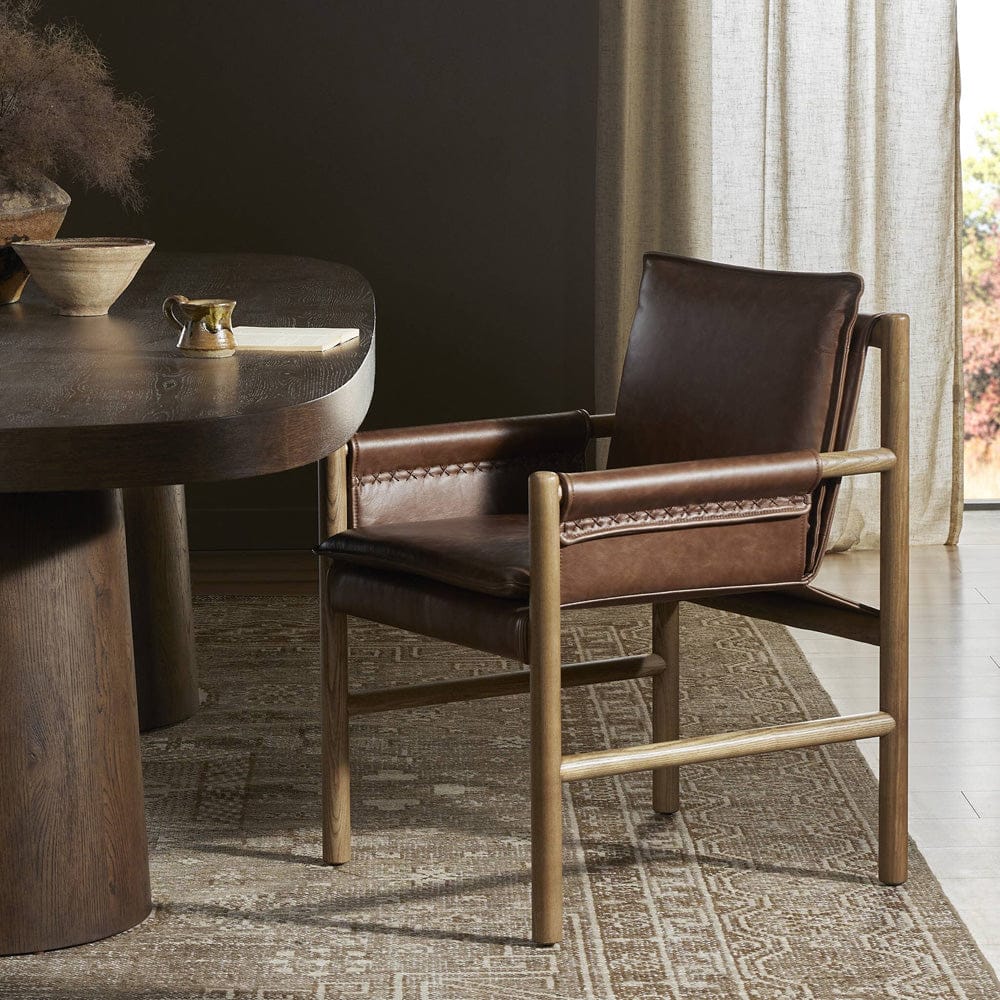 Four Hands - Kellis Dining Chair - Havana Brown - 245633-001 view 4