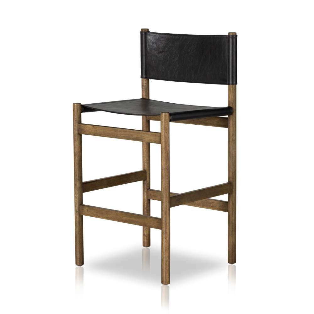 Four Hands - Kena Bar Stool - Sonoma Black - 234768-007 veiw 1