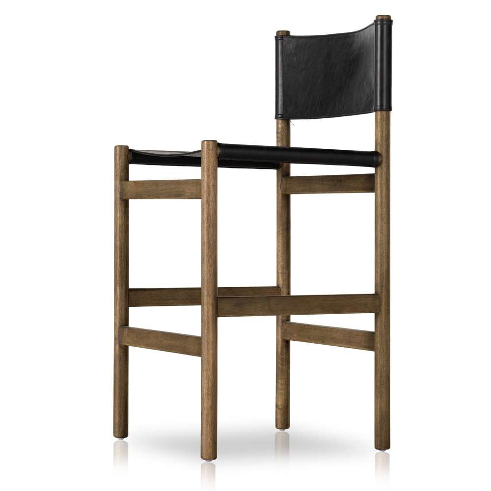 Four Hands - Kena Bar Stool - Sonoma Black - 234768-007 veiw 8