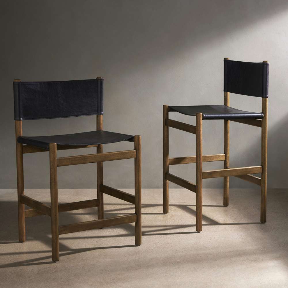 Four Hands - Kena Counter Stool - Sonoma Black - 234768-008 veiw 5