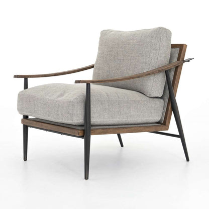 Four Hands - Kennedy Chair - Gabardine Grey - 100970-004 veiw 2