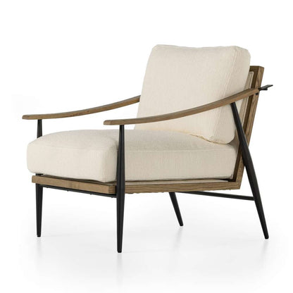 Four Hands - Kennedy Chair - Kerbey Ivory - 100970-002 veiw 3