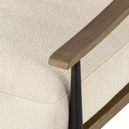 Four Hands - Kennedy Chair - Kerbey Ivory - 100970-002 veiw 5