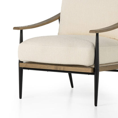 Four Hands - Kennedy Chair - Kerbey Ivory - 100970-002 veiw 10