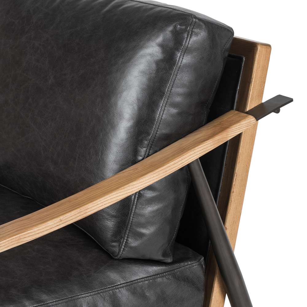 Four Hands - Kennedy Chair - Sonoma Black - 100970-003 veiw 3
