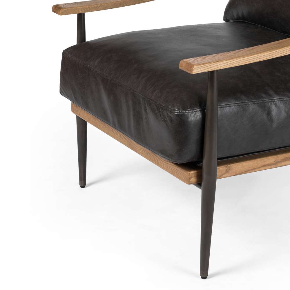 Four Hands - Kennedy Chair - Sonoma Black - 100970-003 veiw 4