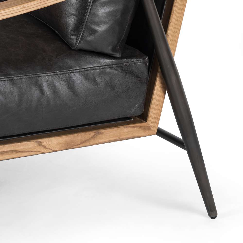 Four Hands - Kennedy Chair - Sonoma Black - 100970-003 veiw 5
