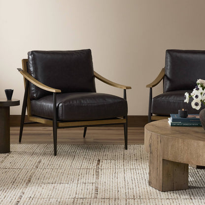 Four Hands - Kennedy Chair - Sonoma Black - 100970-003 veiw 6