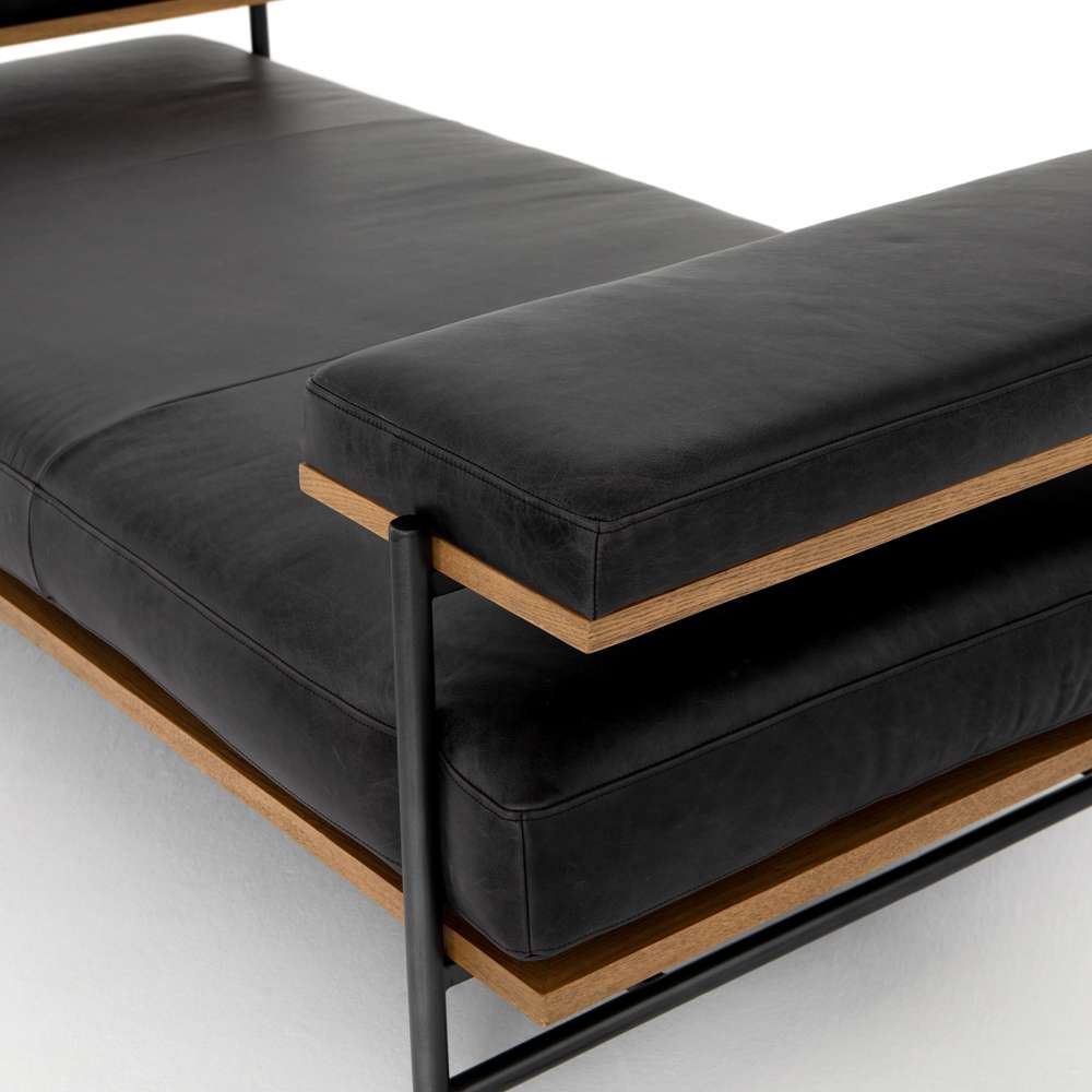Four Hands - Kennon Chaise - Sonoma Black - CGRY-0371708-679 veiw 4
