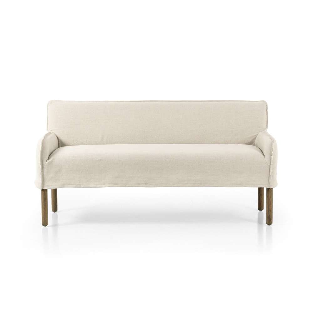 Four Hands - Kensington - Addington Slipcover Bench - Brussels Natural - 239075-001 veiw 1