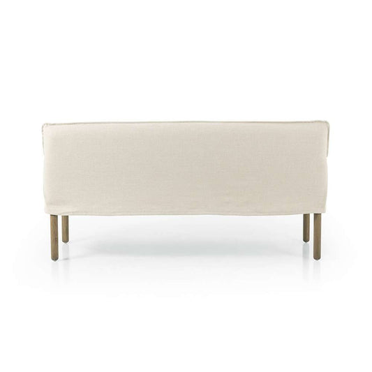 Four Hands - Kensington - Addington Slipcover Bench - Brussels Natural - 239075-001 veiw 2