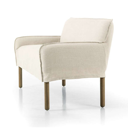 Four Hands - Kensington - Addington Slipcover Bench - Brussels Natural - 239075-001 veiw 3