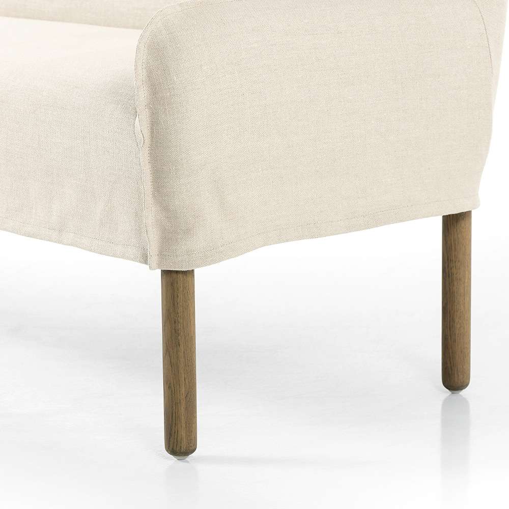 Four Hands - Kensington - Addington Slipcover Bench - Brussels Natural - 239075-001 veiw 5
