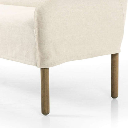 Four Hands - Kensington - Addington Slipcover Bench - Brussels Natural - 239075-001 veiw 5