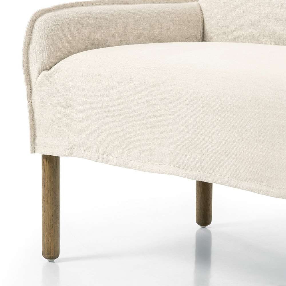 Four Hands - Kensington - Addington Slipcover Bench - Brussels Natural - 239075-001 veiw 6