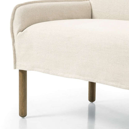 Four Hands - Kensington - Addington Slipcover Bench - Brussels Natural - 239075-001 veiw 6