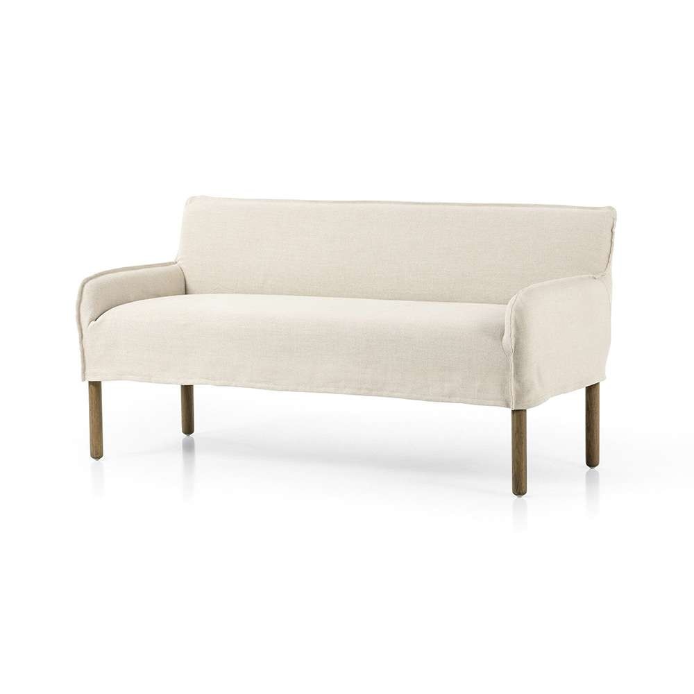 Four Hands - Kensington - Addington Slipcover Bench - Brussels Natural - 239075-001 veiw 12